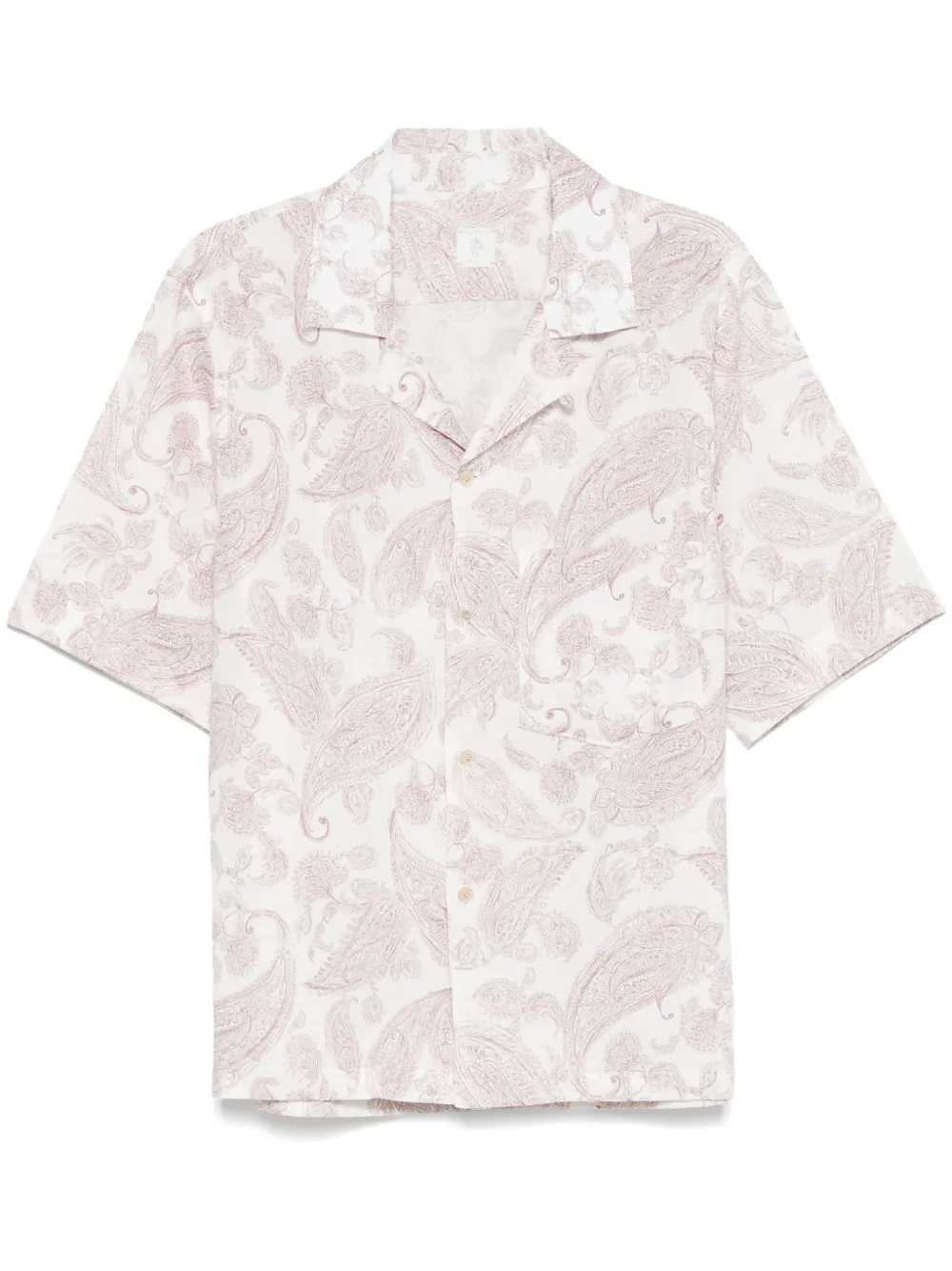 Eleventy camisa con estampado de cachemira | blanco | Image 1