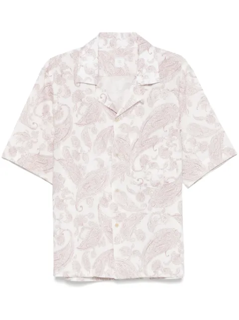 Eleventy paisley-print shirt