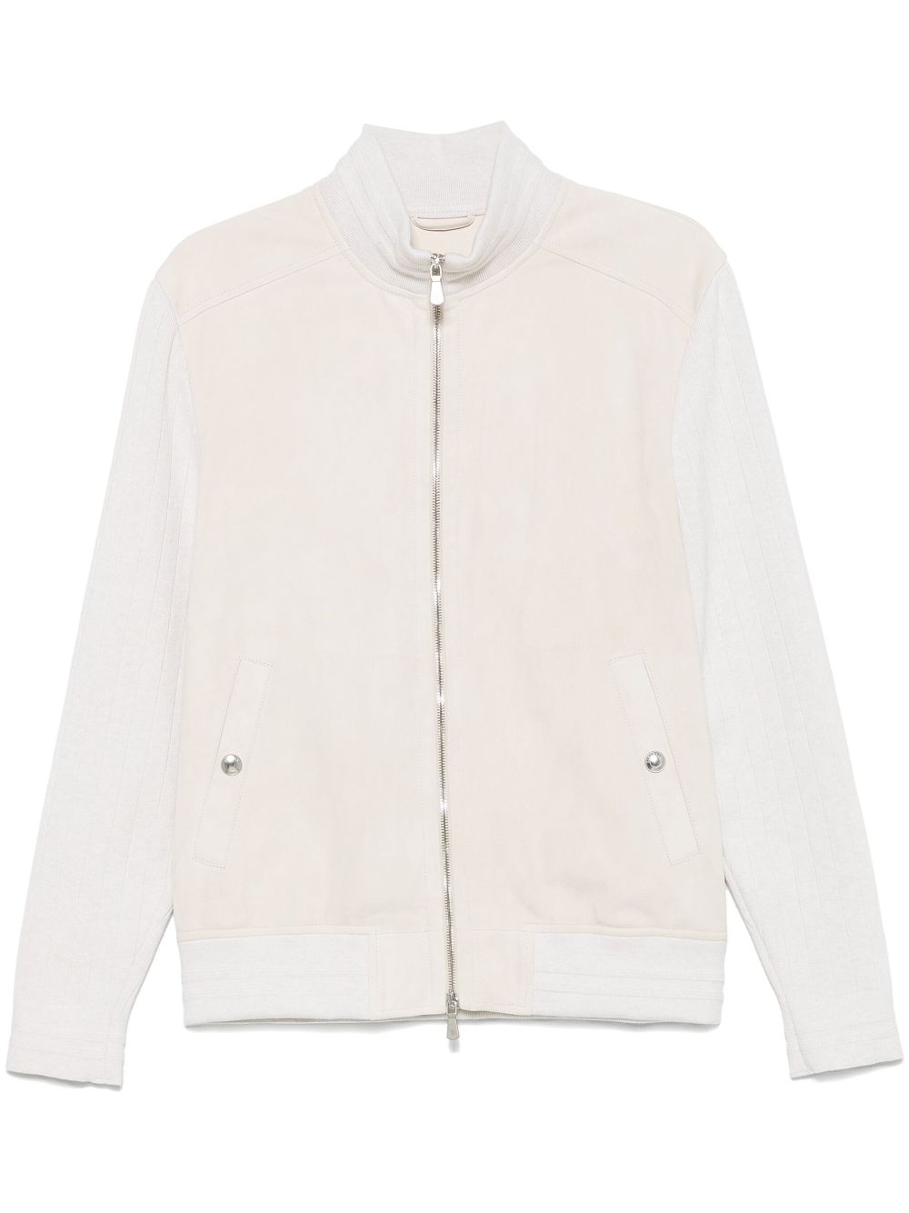 Eleventy panelled jacket - Neutrals