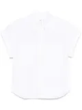 FRAME cuffed button-up shirt - White