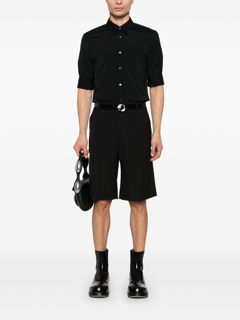 Alexander McQueen poplin shirt - Zwart