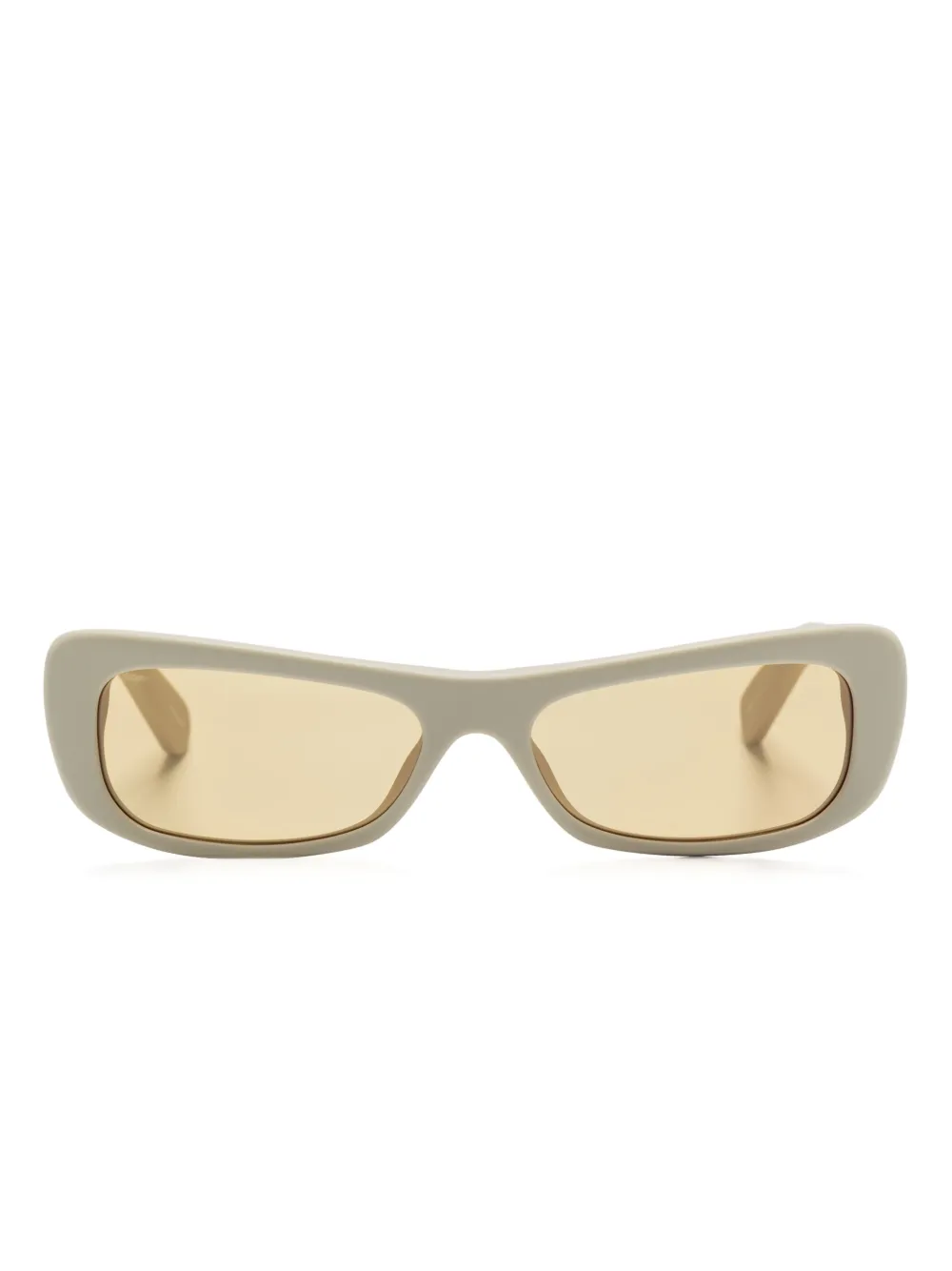 Jacquemus The Capri zonnebril Beige