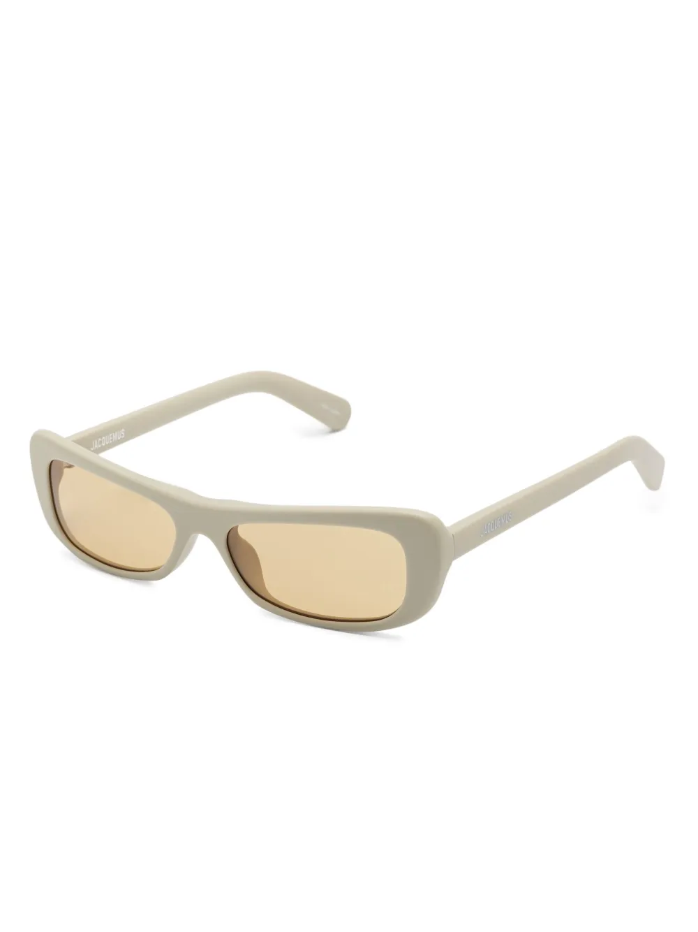 Jacquemus The Capri zonnebril Beige