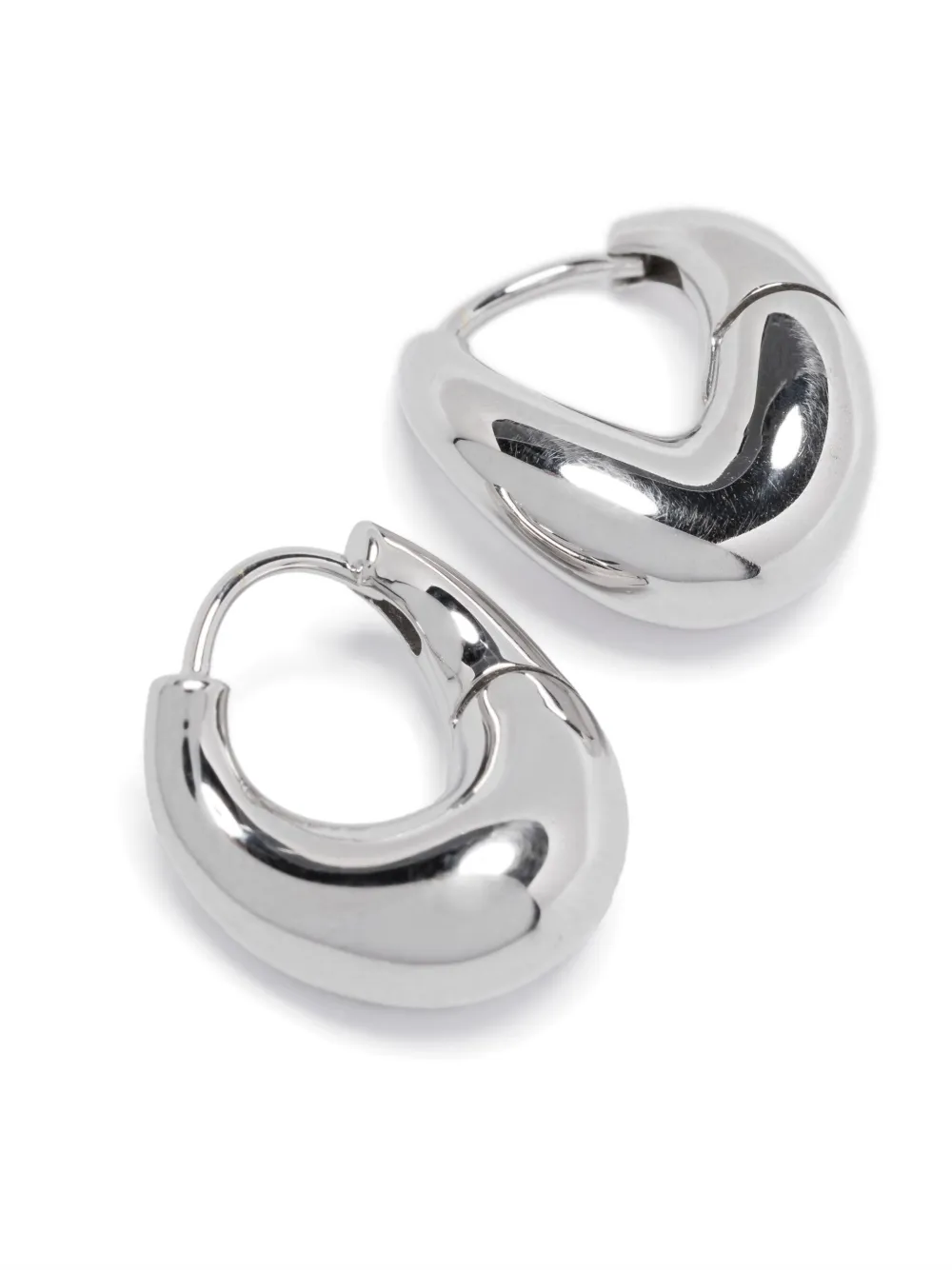 Charlotte Chesnais Lips Earrings In Silver
