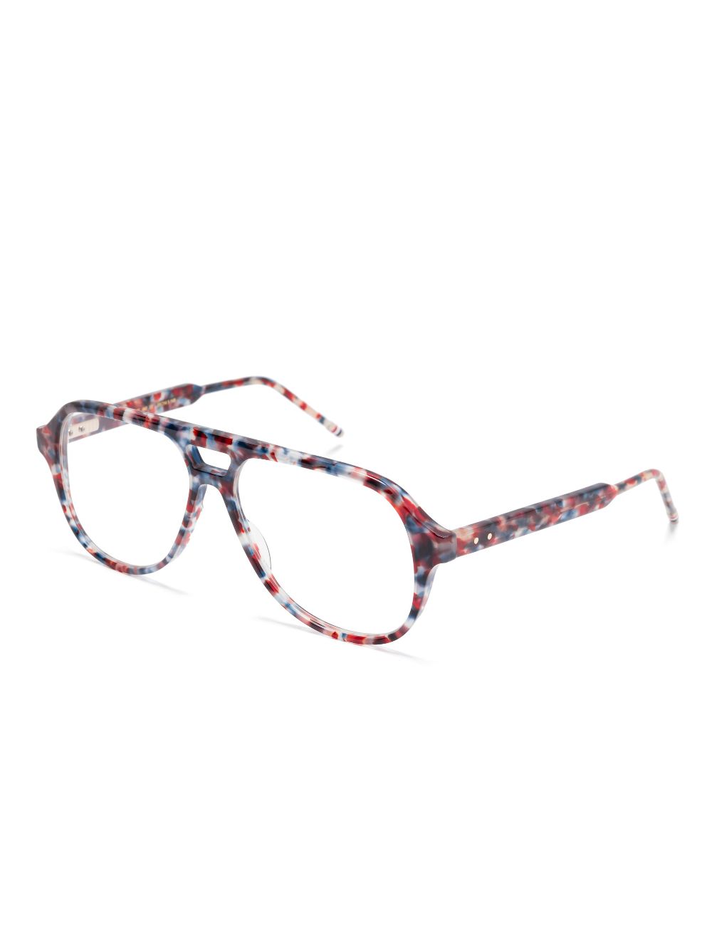 Thom Browne Eyewear pilot-frame glasses - Rood