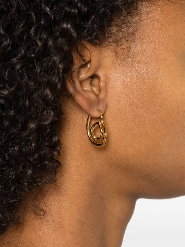 charlotte chesnais シャルロットシェネ LASSOピアス Charlotte Chesnais Lasso Earrings | ゴールドトーン | FARFETCH JP