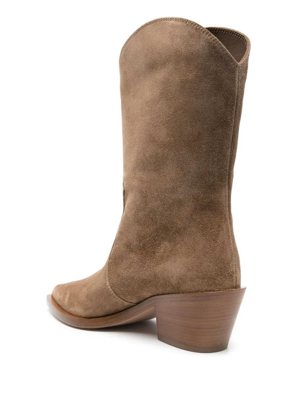 Gianvito Rossi 60mm suede boots Neutrals