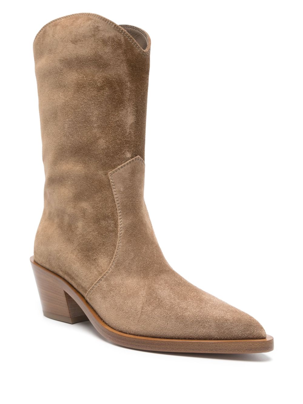 Gianvito Rossi 60mm suede boots - Beige