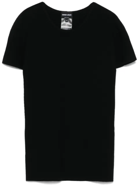 Giorgio Armani fine-ribbed T-shirt