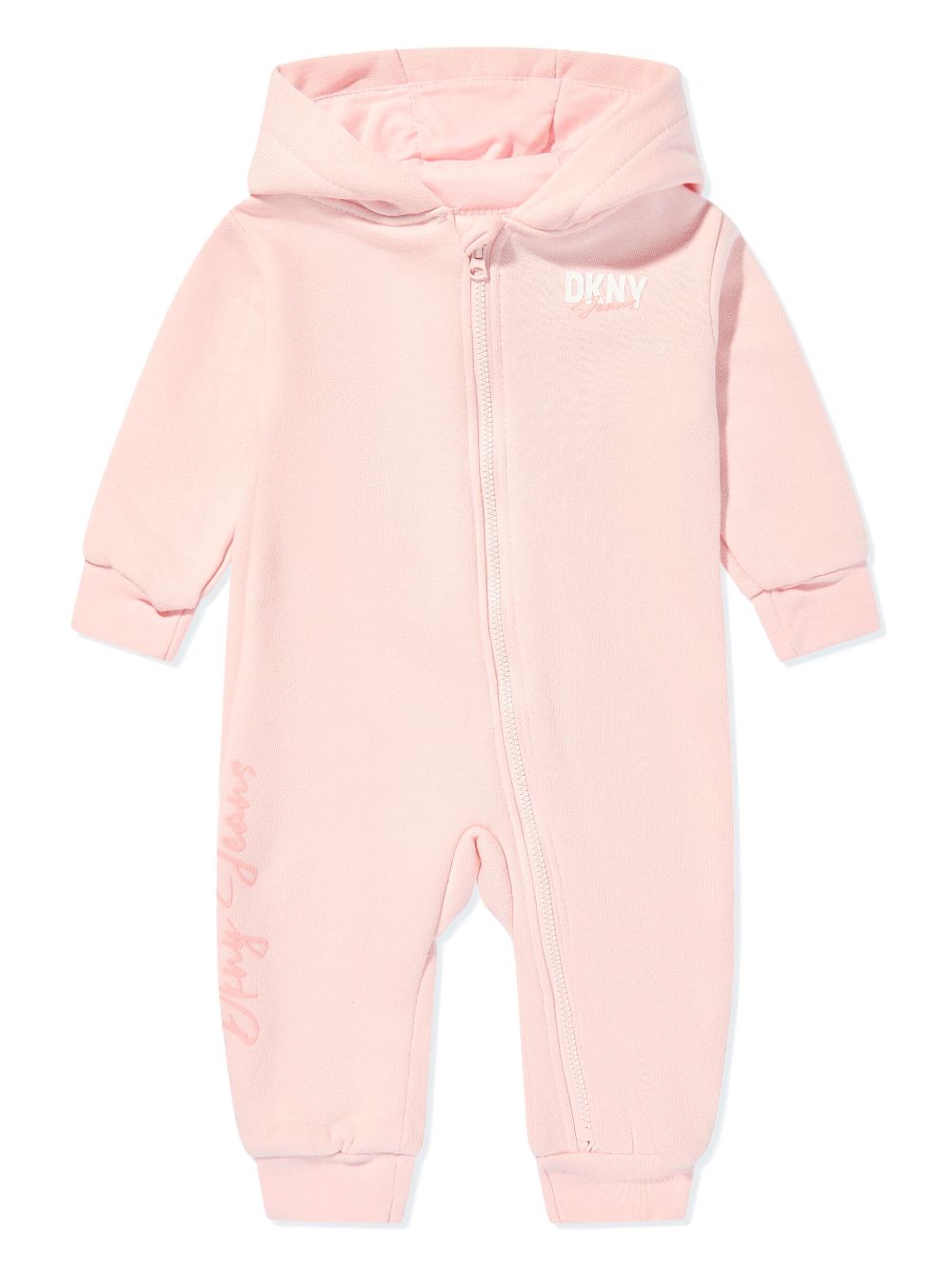 Dkny Kids logo-print romper - Pink