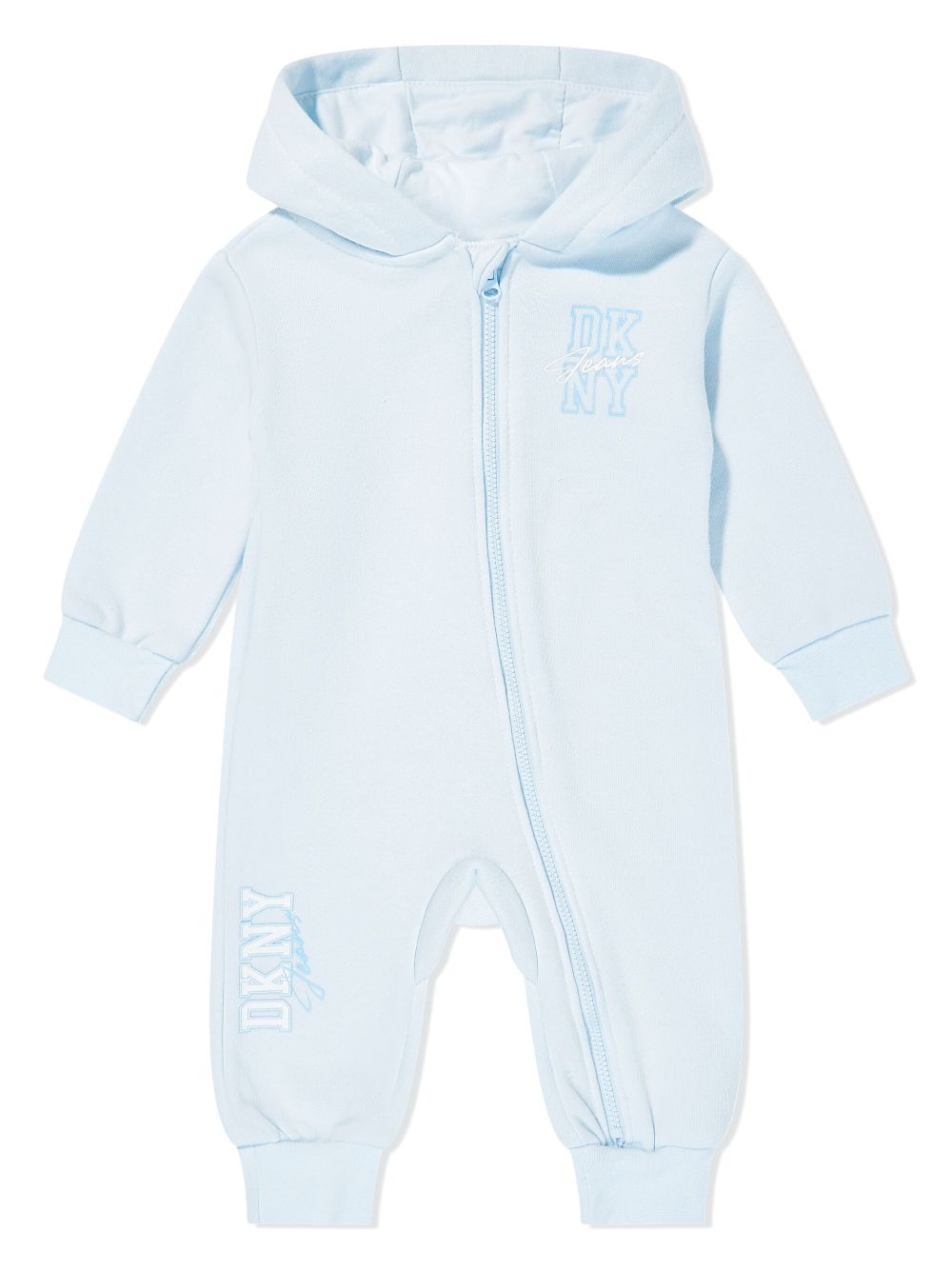 Dkny Kids logo-print romper - Blue