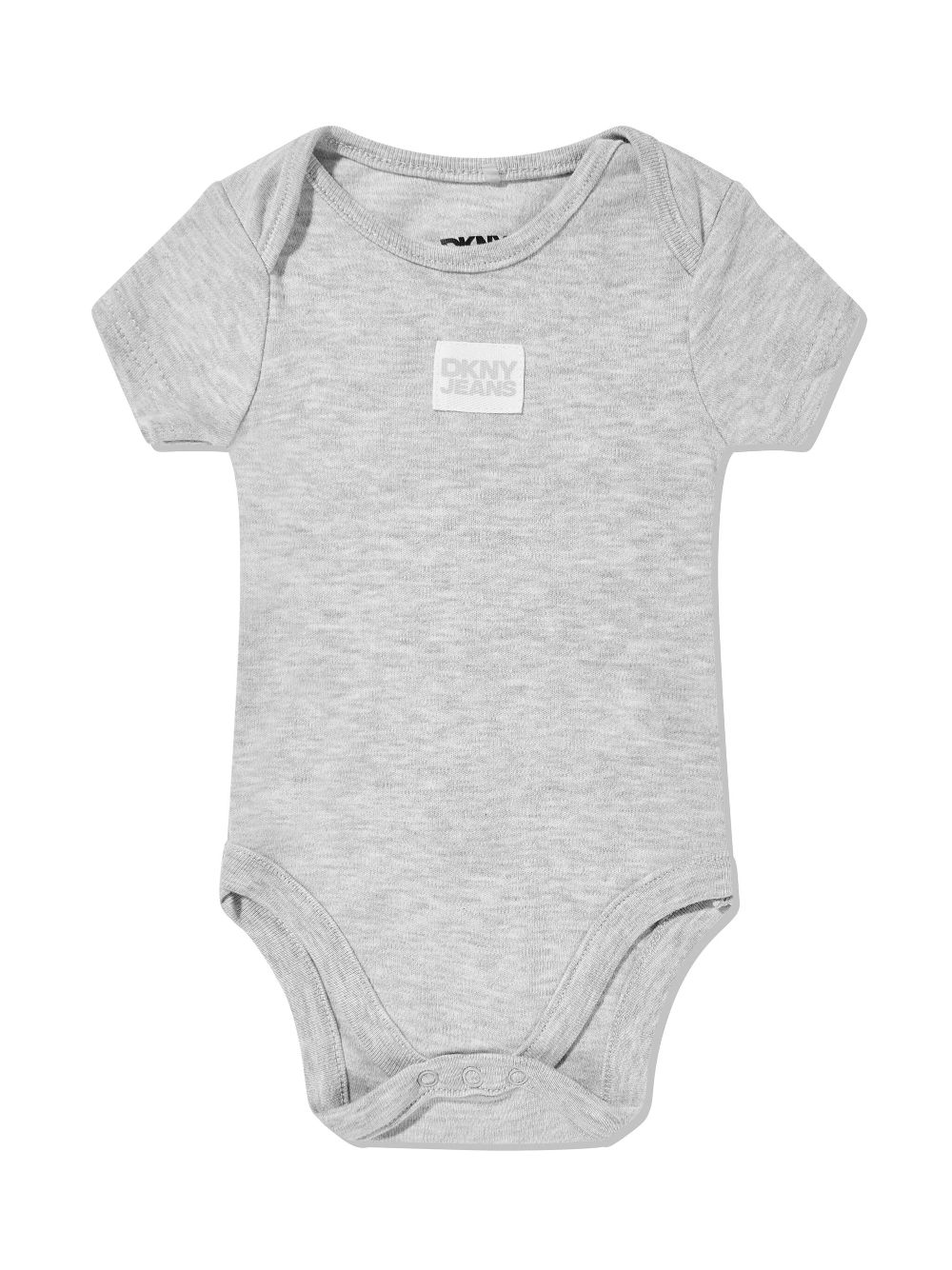 Dkny Kids logo-patch babygrow set - White