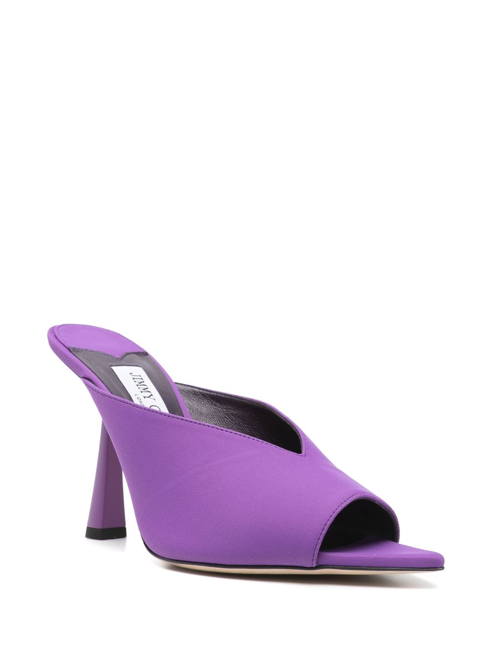 Jimmy Choo Pre-Owned 100mm Maryanne mules - Purple