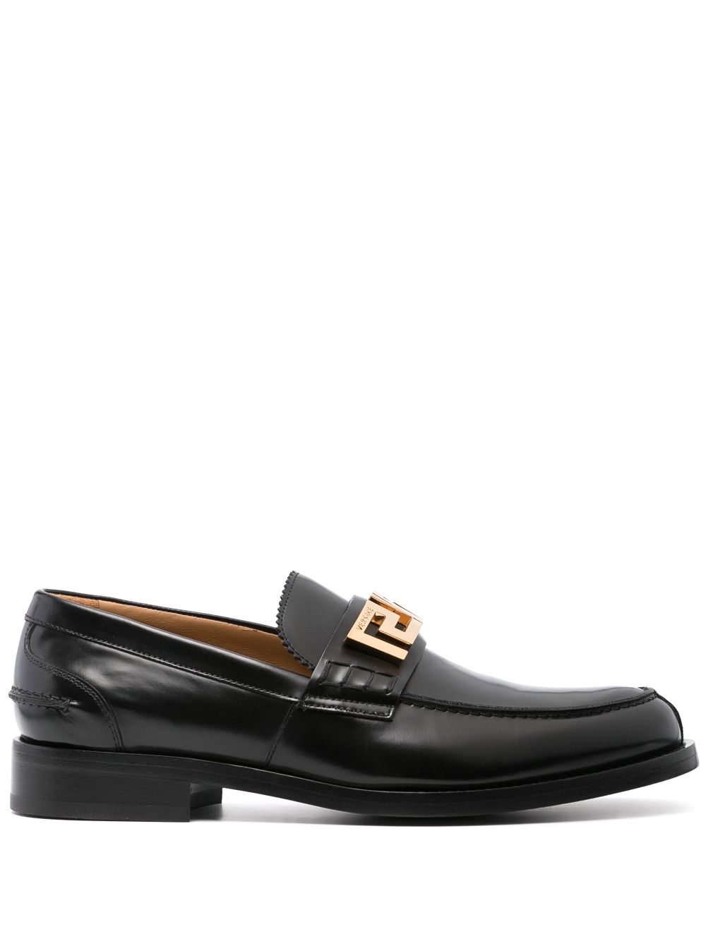 Versace Pre-Owned Greca loafers - Black