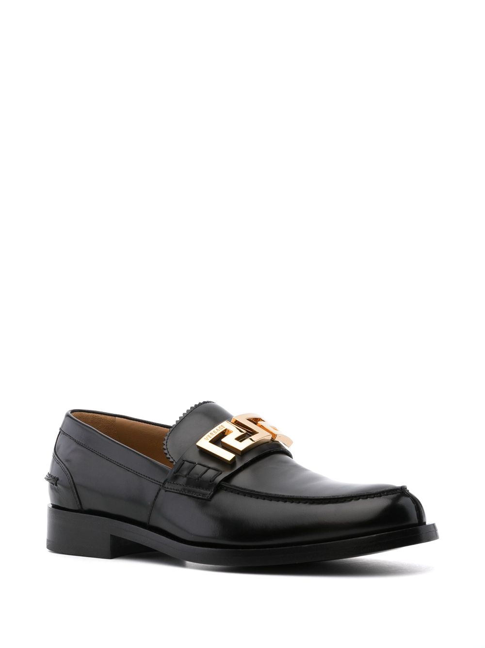 Versace Pre-Owned Greca loafers - Zwart