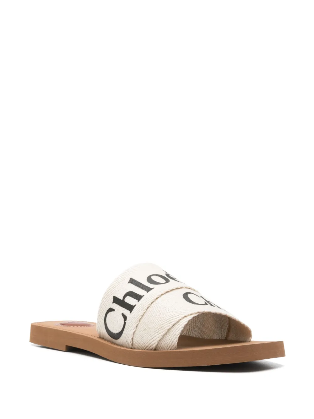 Chloé Pre-Owned Woody sandalen - Wit