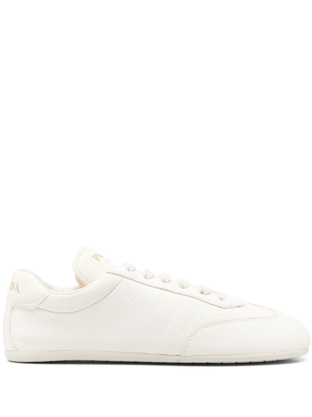 Prada Pre-Owned leather sneakers - Neutrals