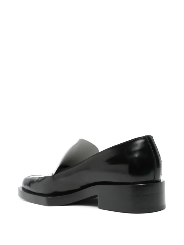 JIL SANDER ブラックレザー ローファー Jil Sander Pre-Owned レザーローファー | ブラック | FARFETCH JP