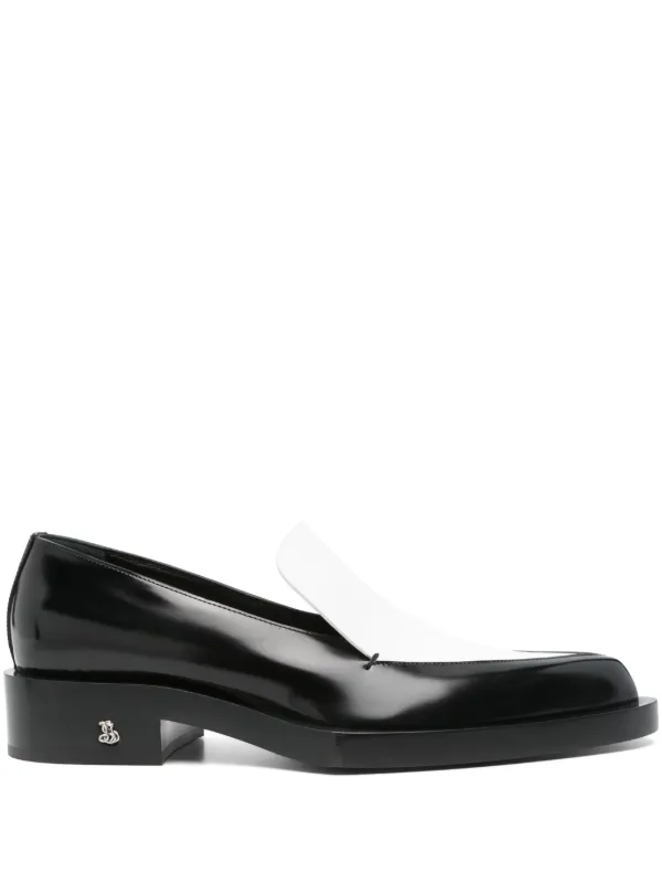 JIL SANDER ブラックレザー ローファー Jil Sander レザーローファー | ブラック | FARFETCH JP