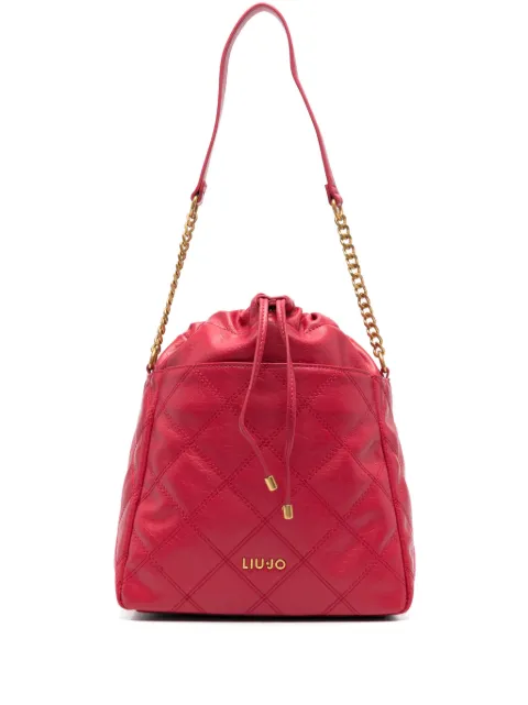 LIU JO bolsa bucket con capitonado de rombos