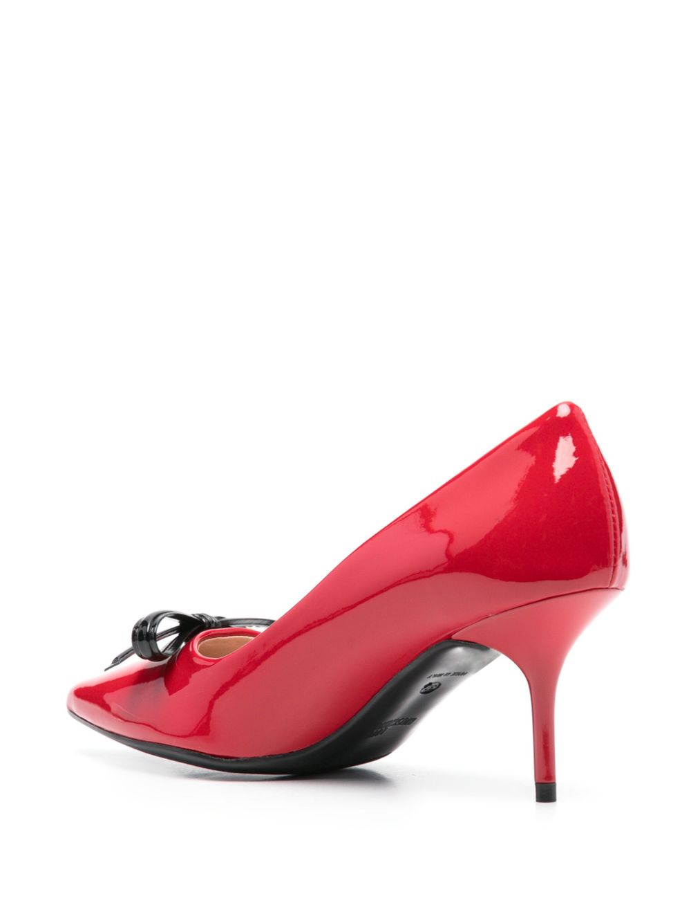 Love Moschino 75mm bow-detail pumps Red