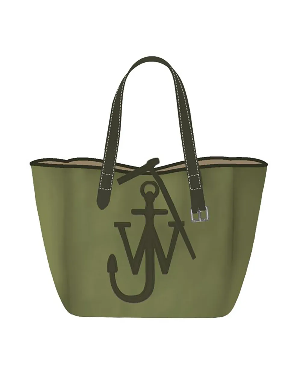 Jw Anderson Belt Tote Bag - Double Canvas Shoulder Bag