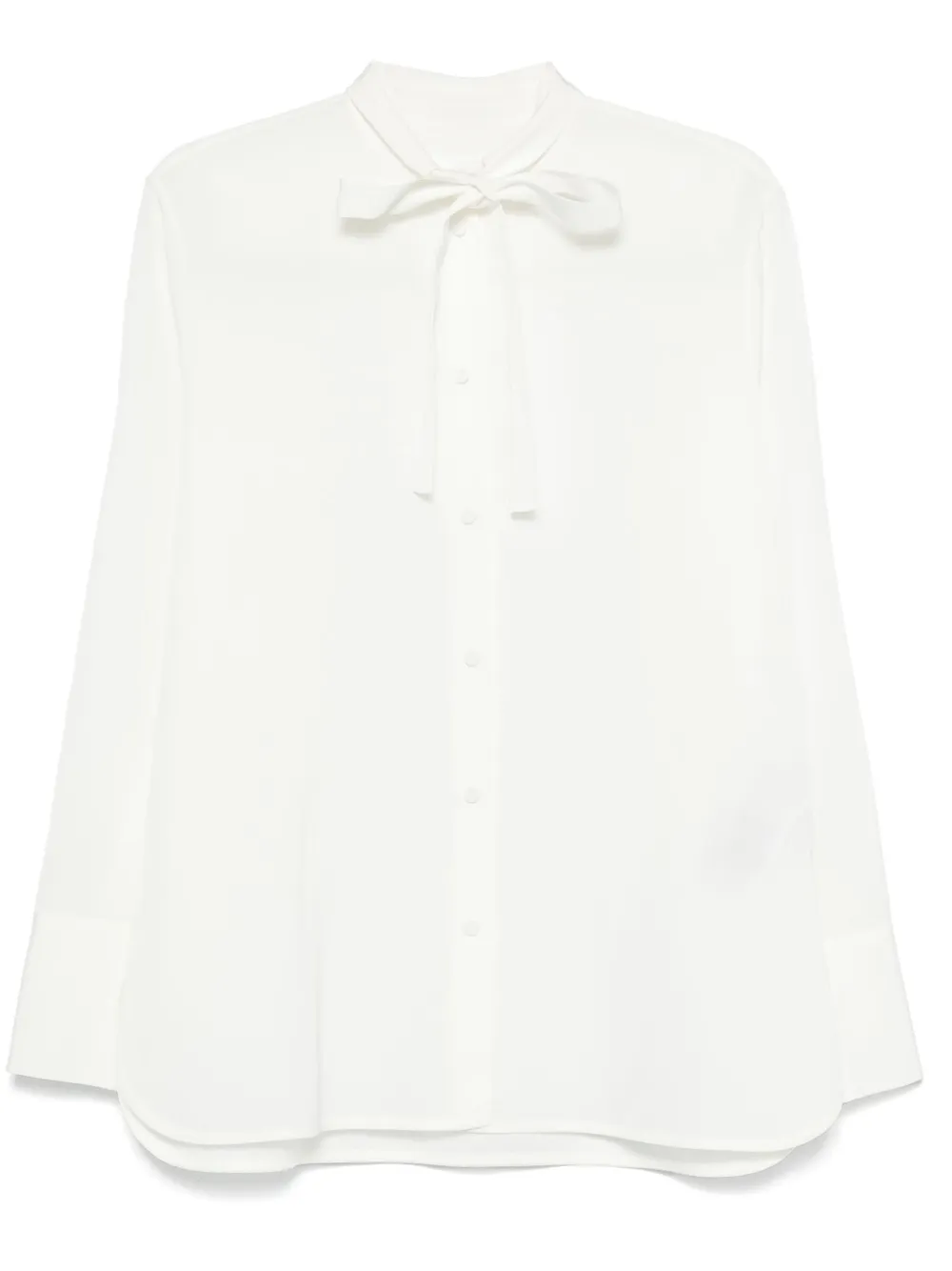 Jil Sander camisa con moño en el cuello | blanco | Image 1