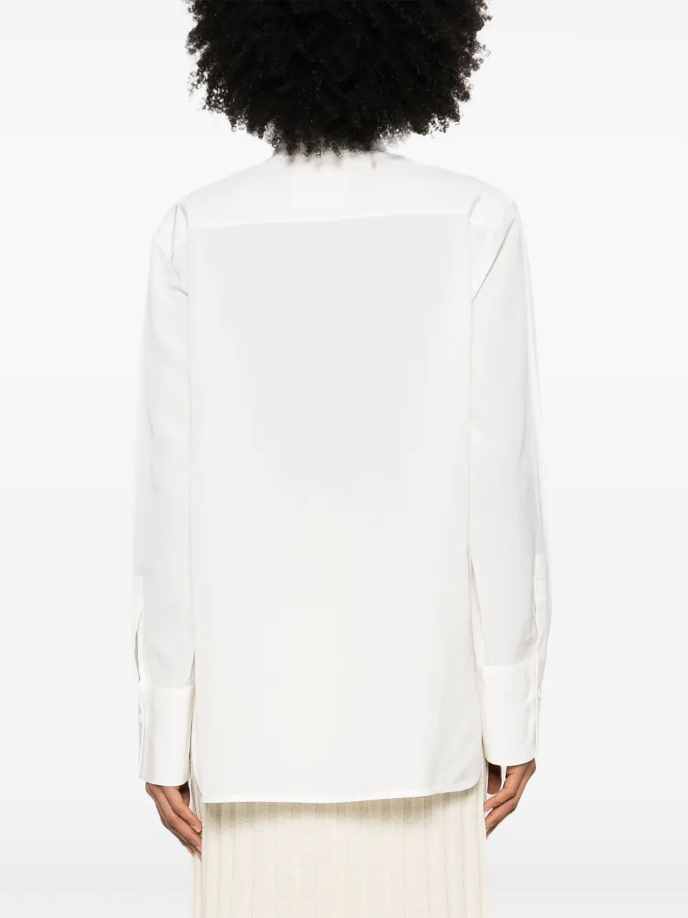 Jil Sander Blouse met strik Wit