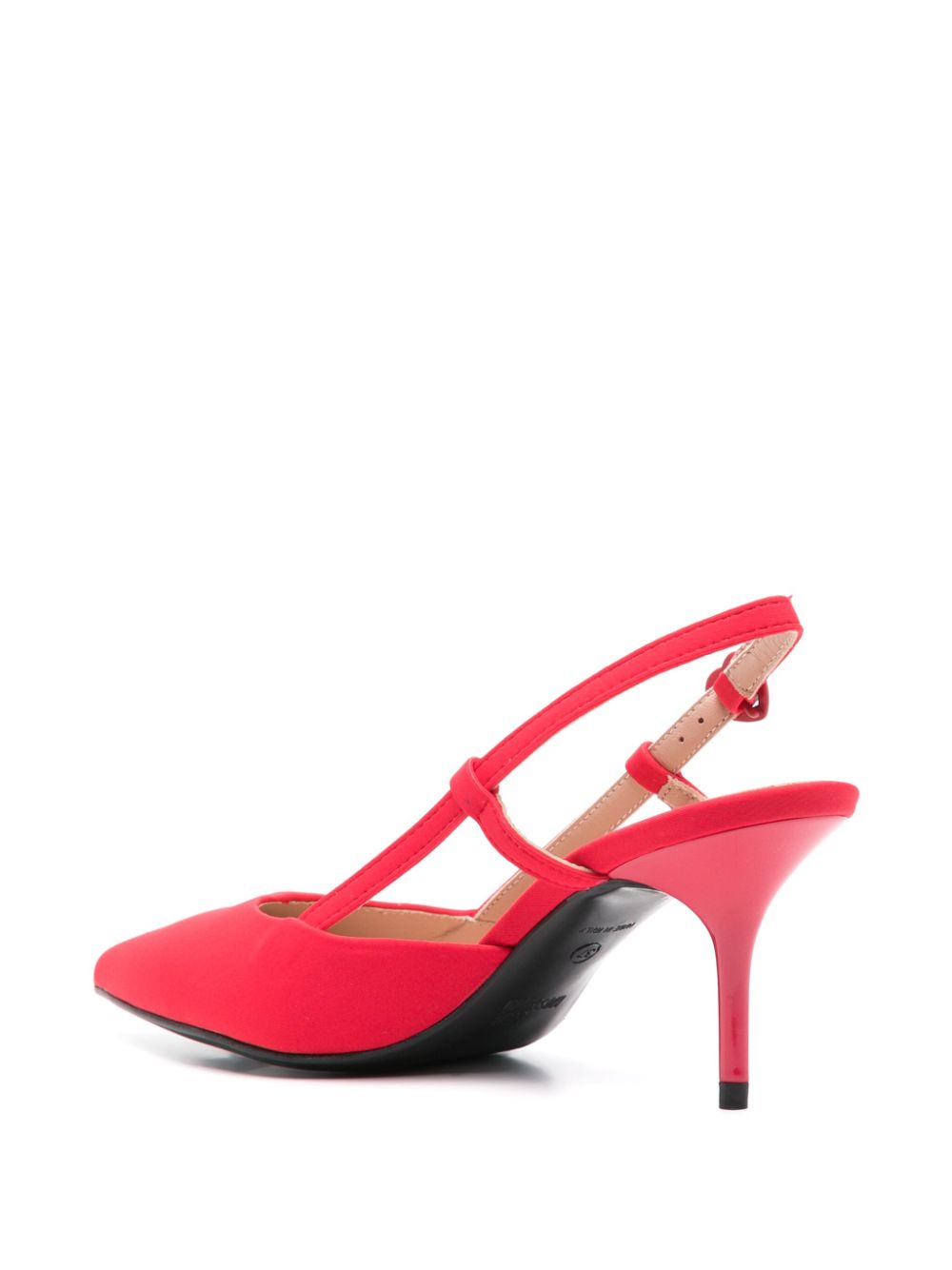 Love Moschino 75 mm pumps met logoprint Rood