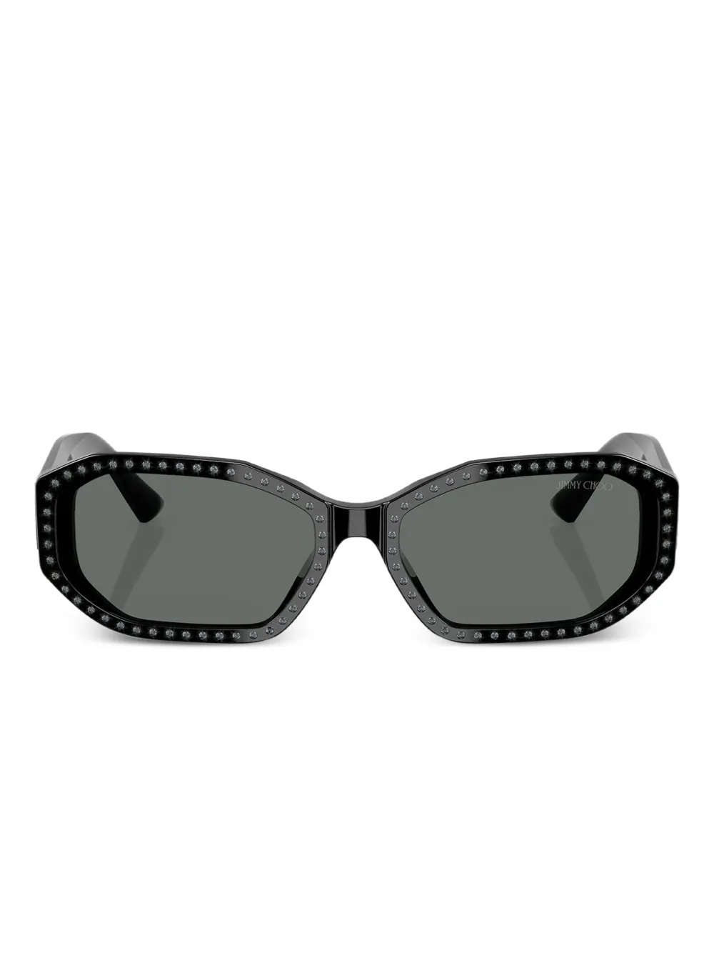 Jimmy Choo Eyewear Occhiali da sole geometrici - Nero