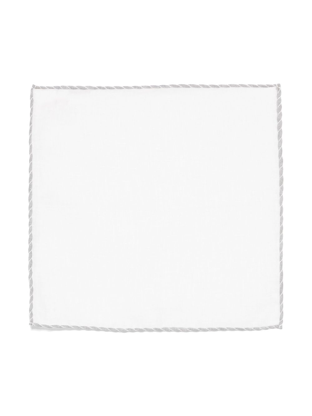 Eleventy linen handkerchief - White