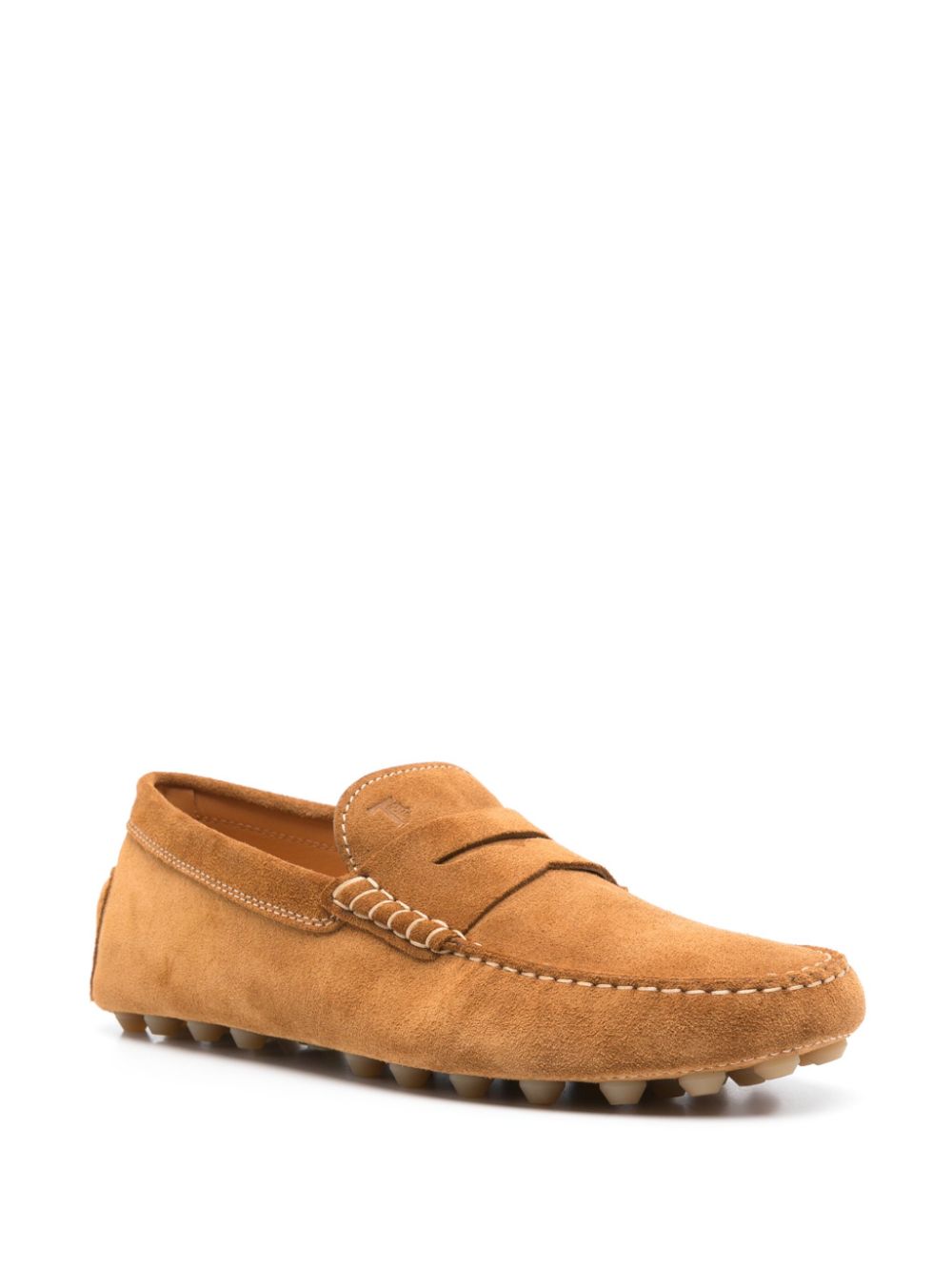 Tod's Gommino suede loafers - Bruin