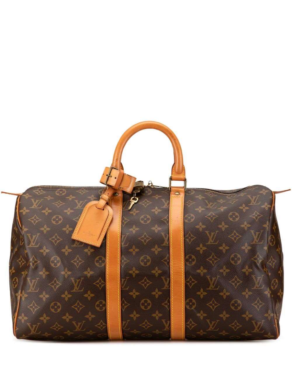 Louis Vuitton Pre-Owned 1980s Monogram Keepall 45 travel bag - Brown