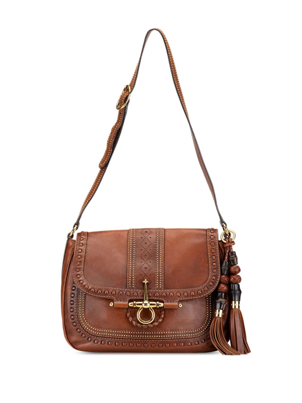 2000-2015 Medium Leather Snaffle Bit shoulder bag