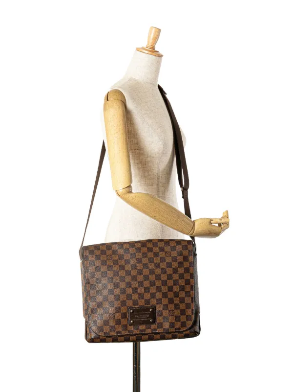 ルイヴィトン ダミエ エベヌ ブルックリン MM ショルダーバッグ LOUIS VUITTON ダミエ・エベヌ ブルックリン MM ショルダーバッグ