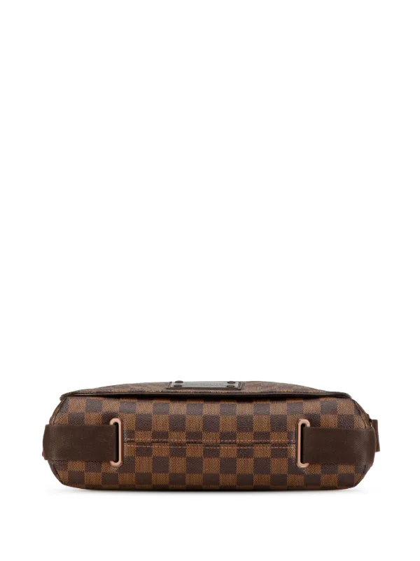 LOUIS VUITTON ダミエ・エベヌ ブルックリン MM ショルダーバッグ