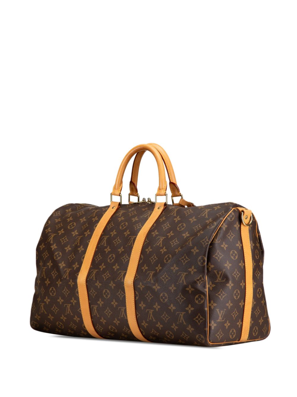 Louis Vuitton Pre-Owned 1996 Monogram Keepall Bandouliere 50 reistas - Bruin