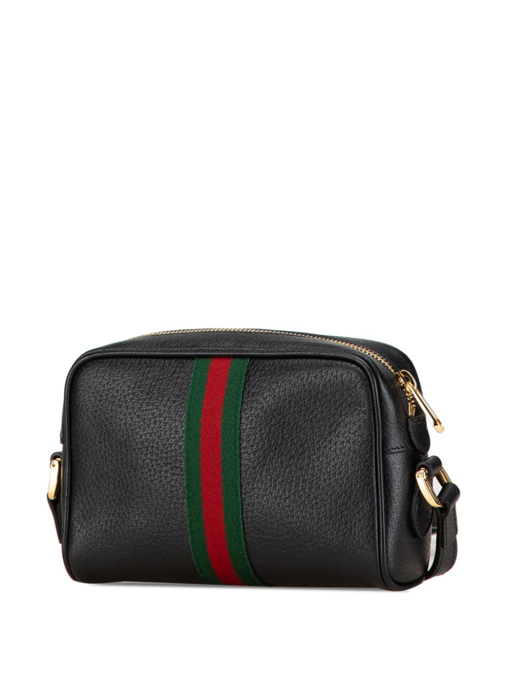 Gucci Pre-Owned 2016-2024 Mini Ophidia leren crossbodytas - Zwart