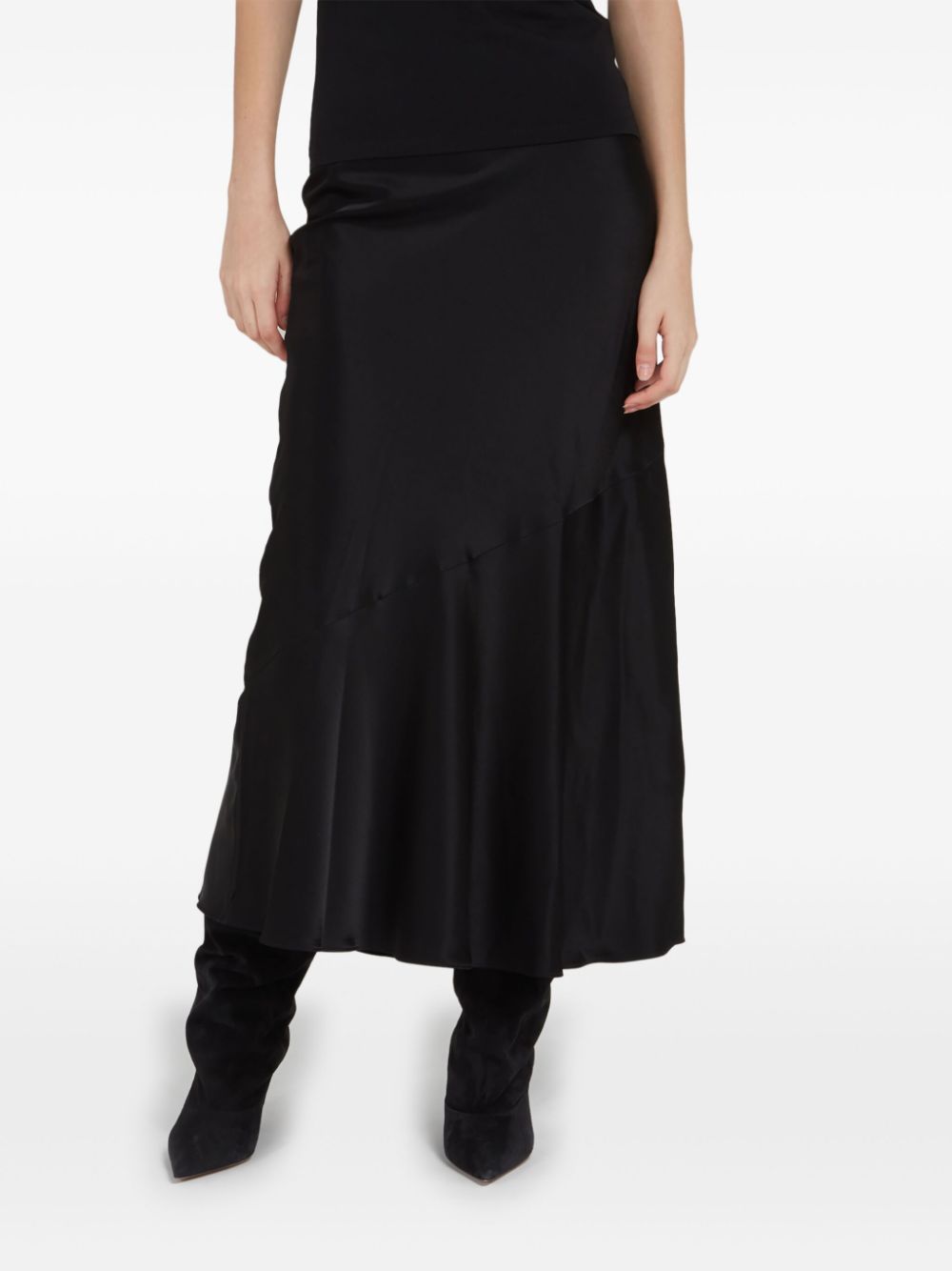 alice + olivia satin skirt - Zwart