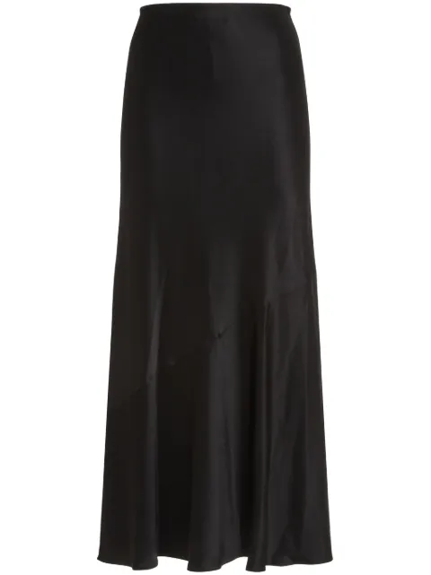 alice + olivia satin skirt