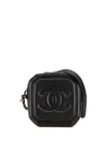 CHANEL Pre-Owned 2019 CC Quilted Lambskin Octagon Camera Case crossbody bag - Black