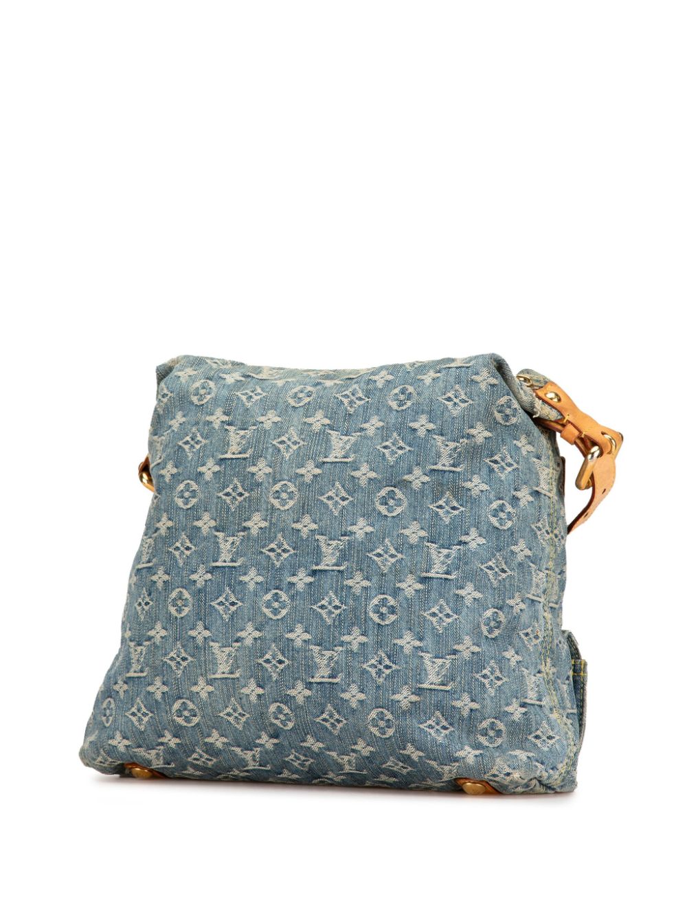 Louis Vuitton Pre-Owned 2008 Monogram Denim GM schoudertas - Blauw