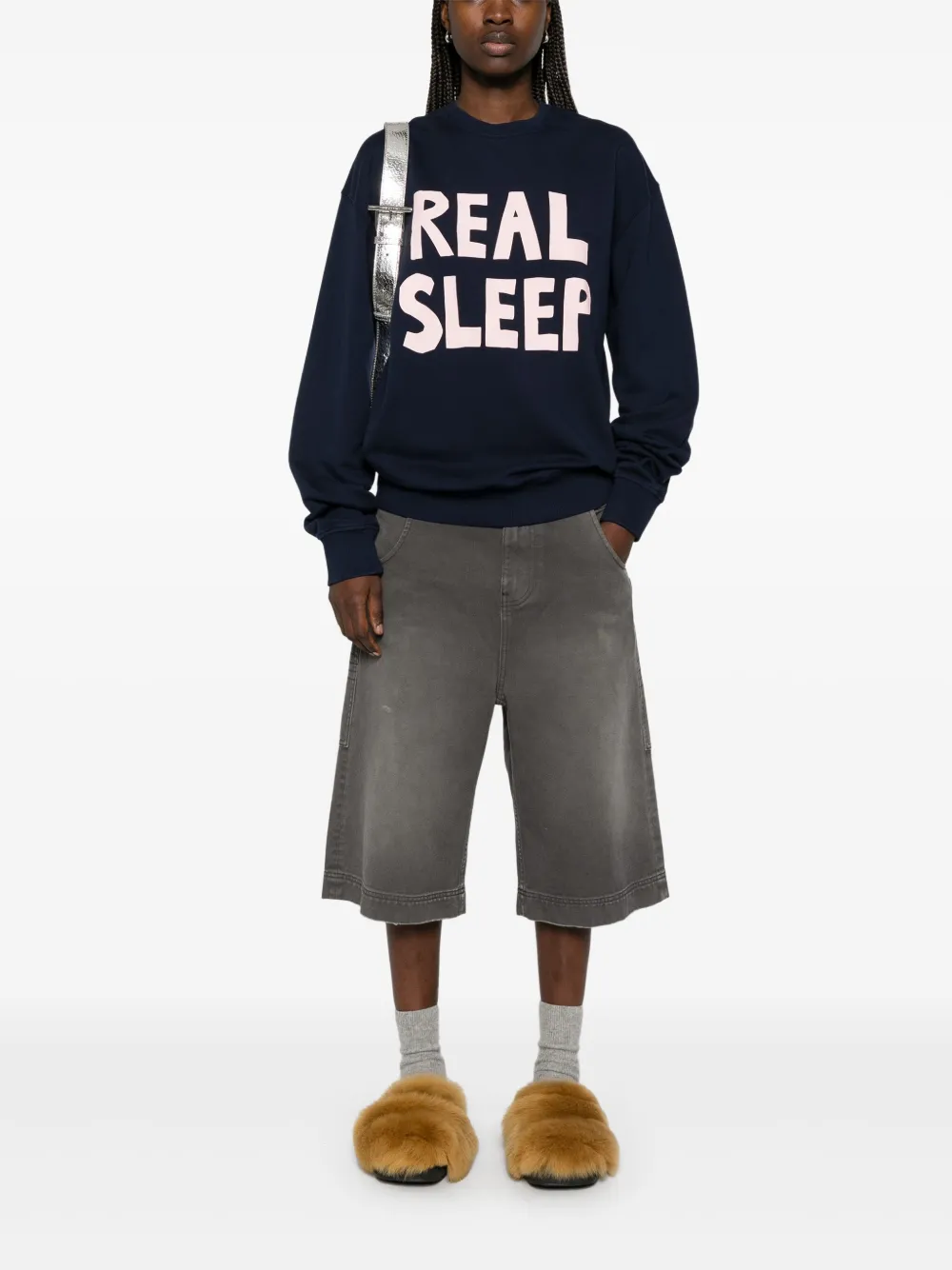 JW Anderson Sweater met print Blauw