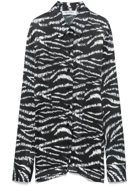 The Attico zebra-print shirt