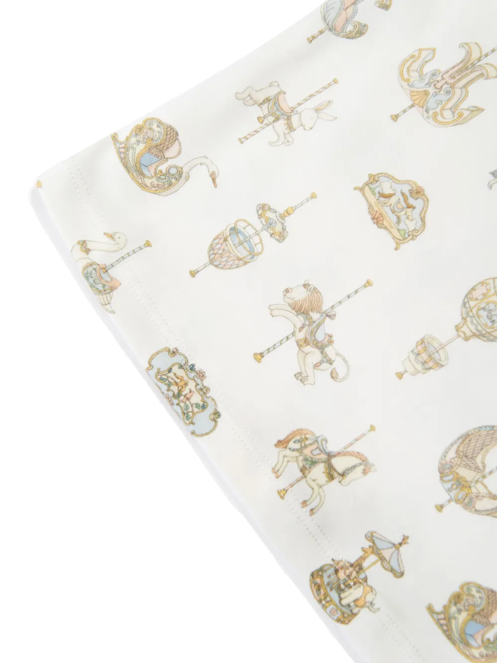 Atelier Choux Katoenen T-shirt met print Wit