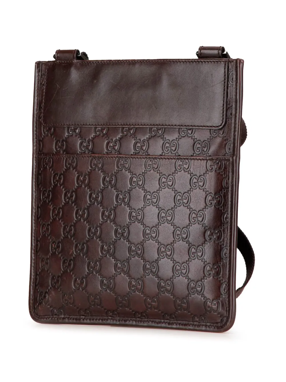 Gucci Pre-Owned 2000-2015 Guccissima crossbodytas - Bruin