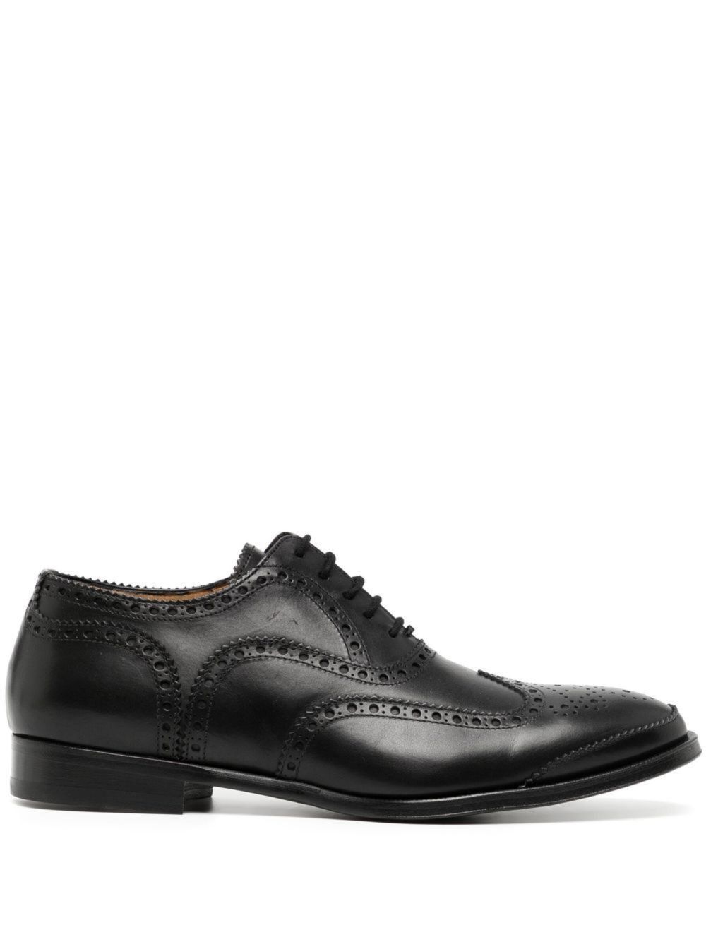 Alexander McQueen Leren brogues Zwart