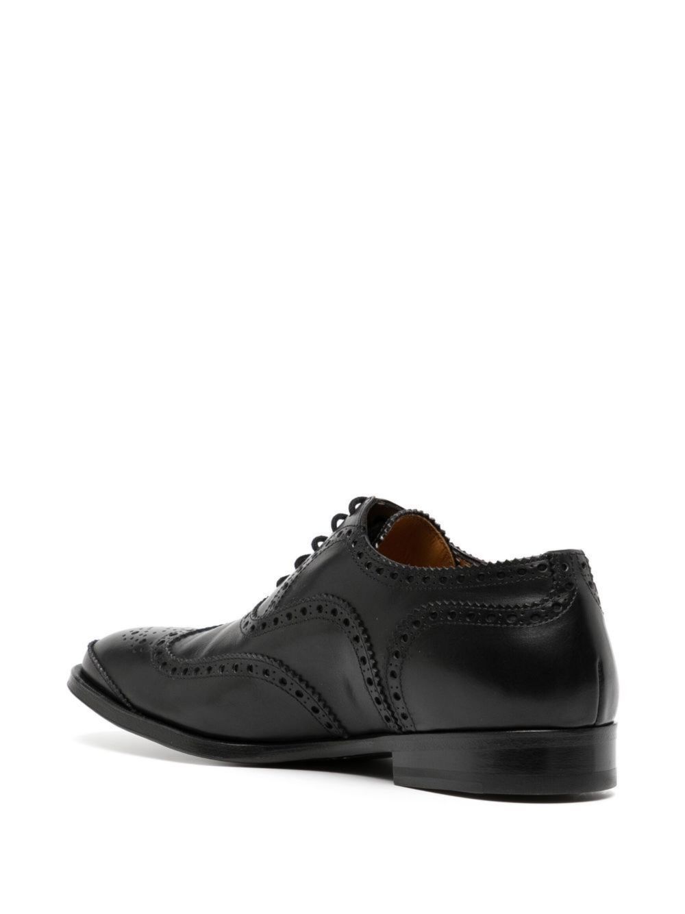 Alexander McQueen Leren brogues Zwart