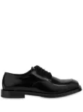 Moschino leather Oxford shoes - Black