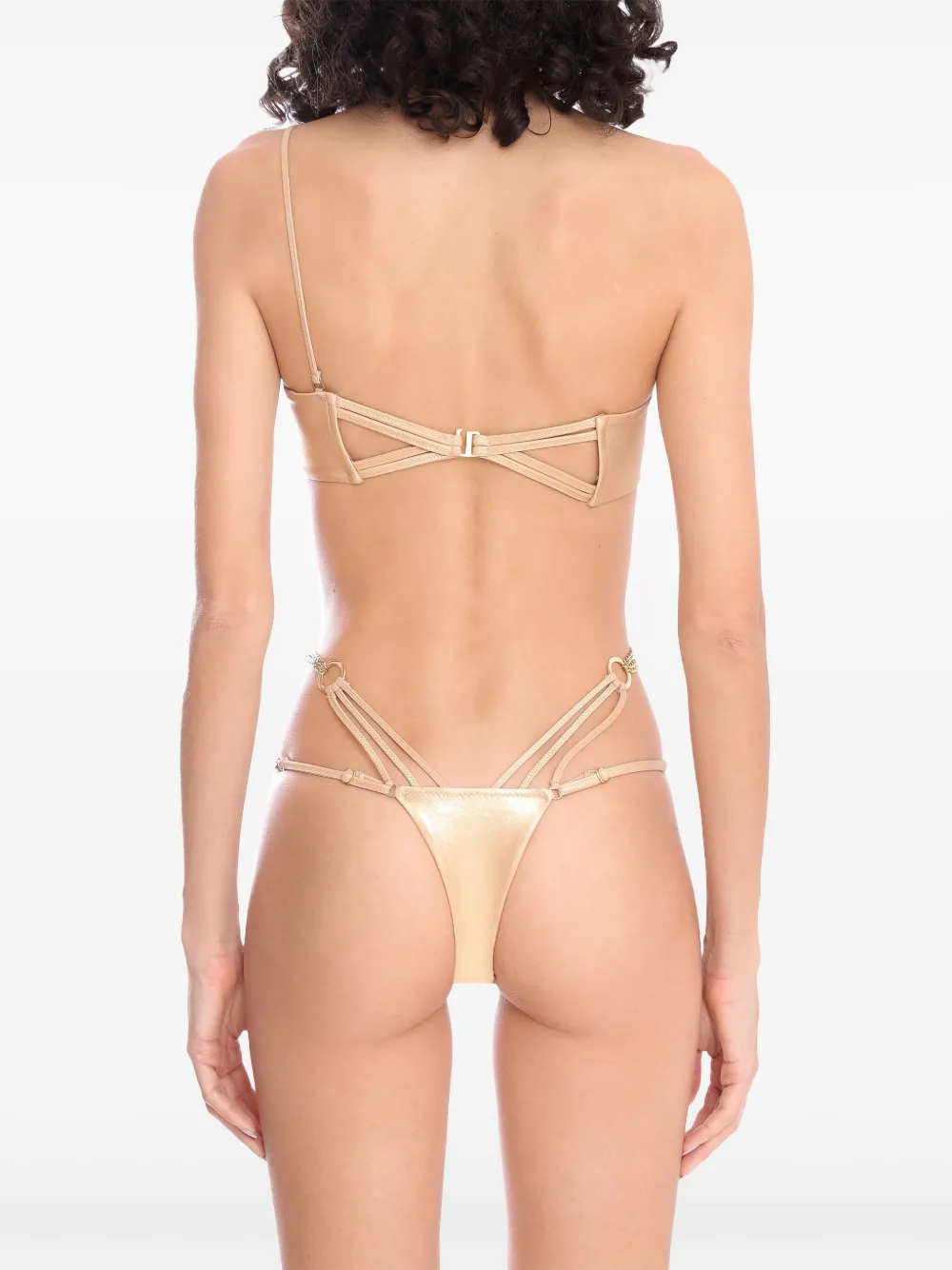 Amir Slama X Jade Jade Swimsuit In Gold